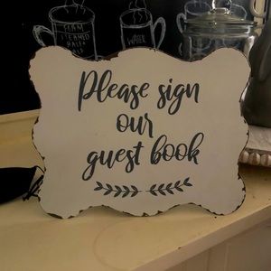 Wedding Guest Book Sign